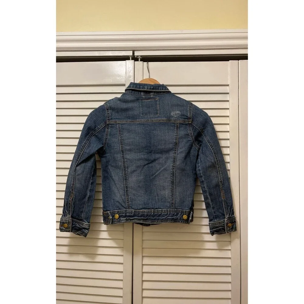 The Children’s Place Kids Stretchy Denim Jean Jacket - Size M 7/8 (A084)